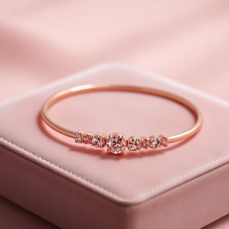 Round Morganite Bracelet