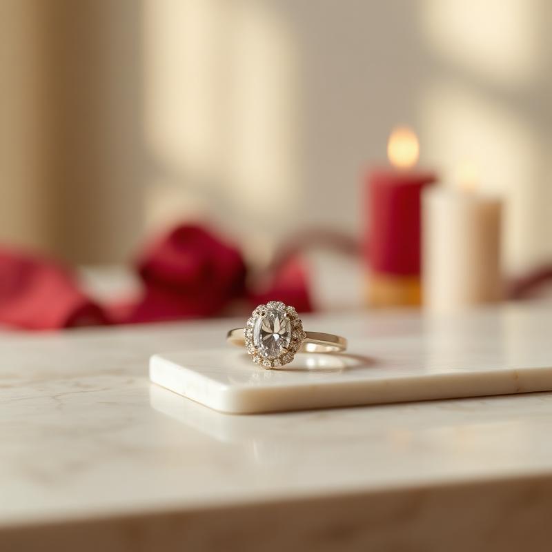 Eternal Oval Diamond Ring