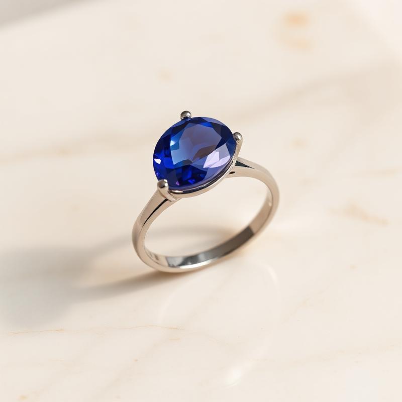 Pear Tanzanite Ring